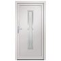Voir la diapositive 3 : VIDAXL Porte d'entree Blanc 108x200 cm PVC
