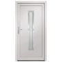 Voir la diapositive 3 : VIDAXL Porte d'entree Blanc 108x200 cm PVC