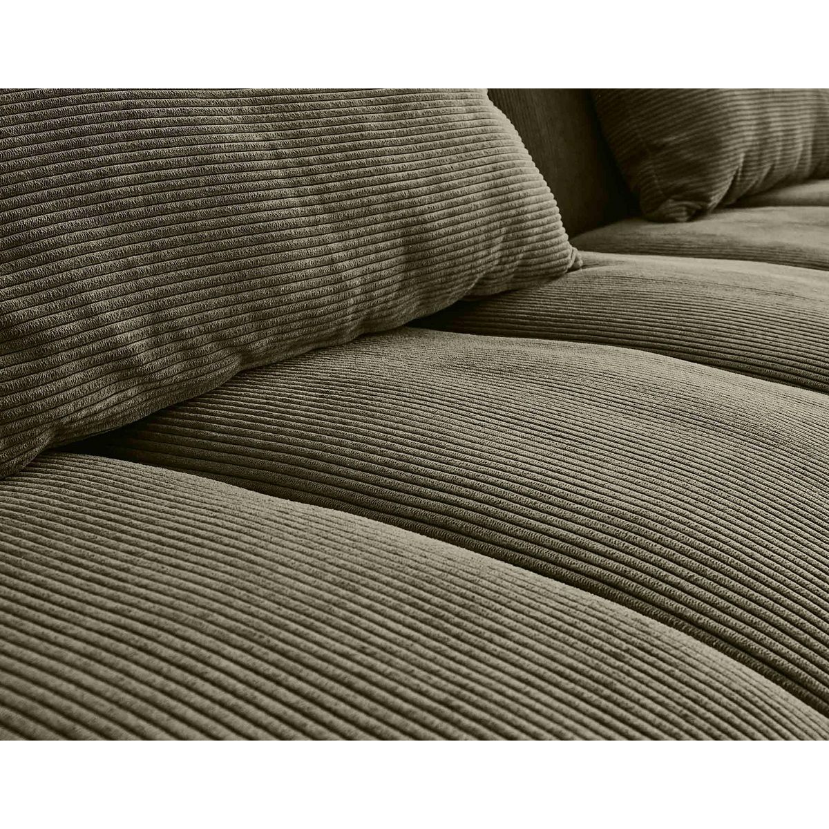 BEST MOBILIER Samarra - canapé convertible clic-clac 2 places - velours côtelé