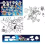 Disney Toy Story Cahier de dessin Toy Story livre de coloriage Stickers Regle Pochoir Album