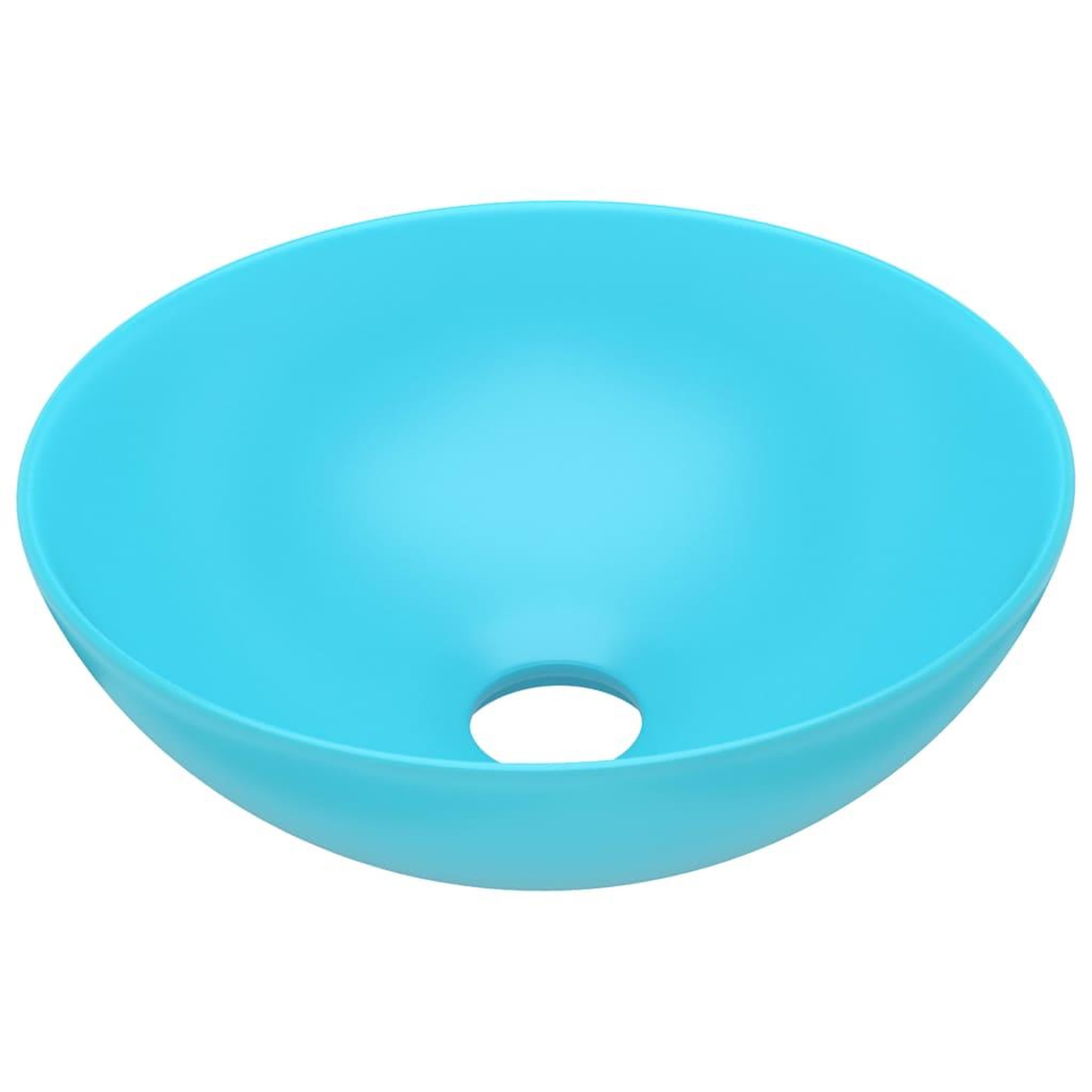 Voir la diapositive 2 : VIDAXL Lavabo de salle de bain Ceramique Vert Rond