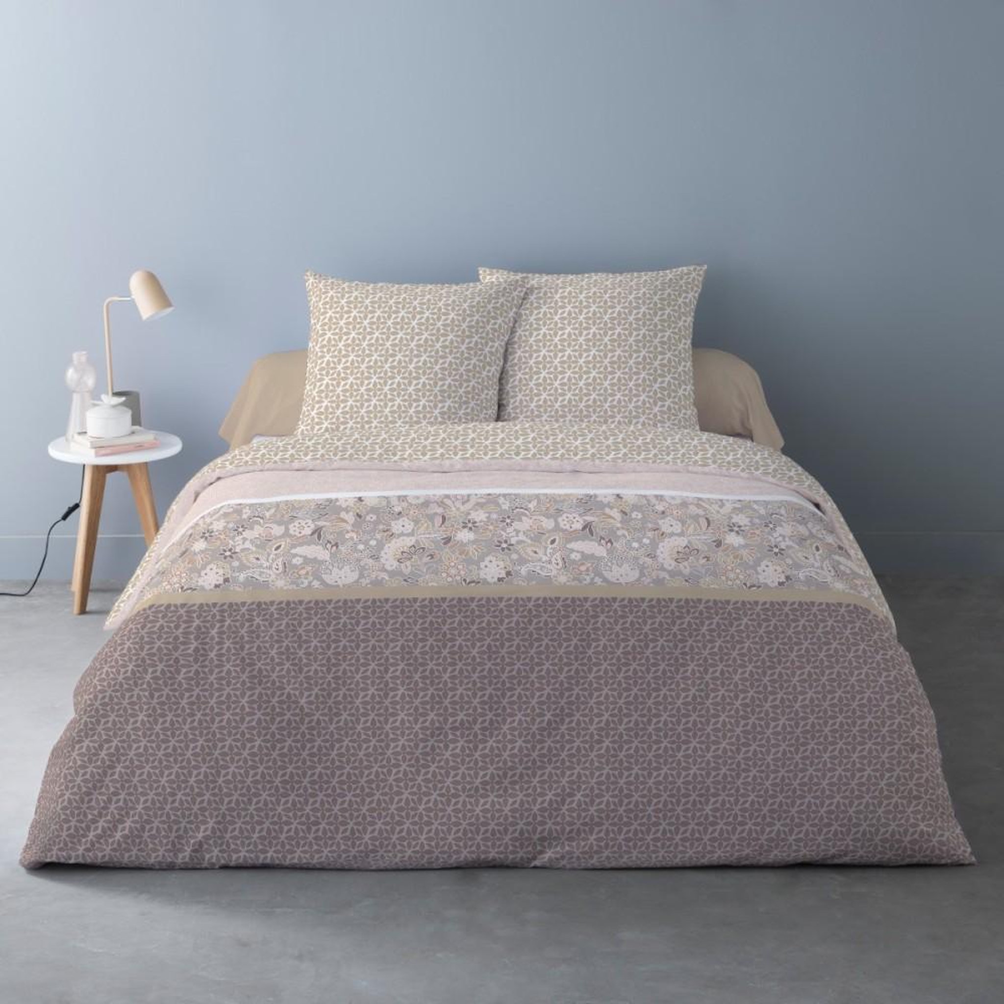 Voir la diapositive 1 : Dourev Housse de couette Flanelle 240x220 FRIDA + 2 taies