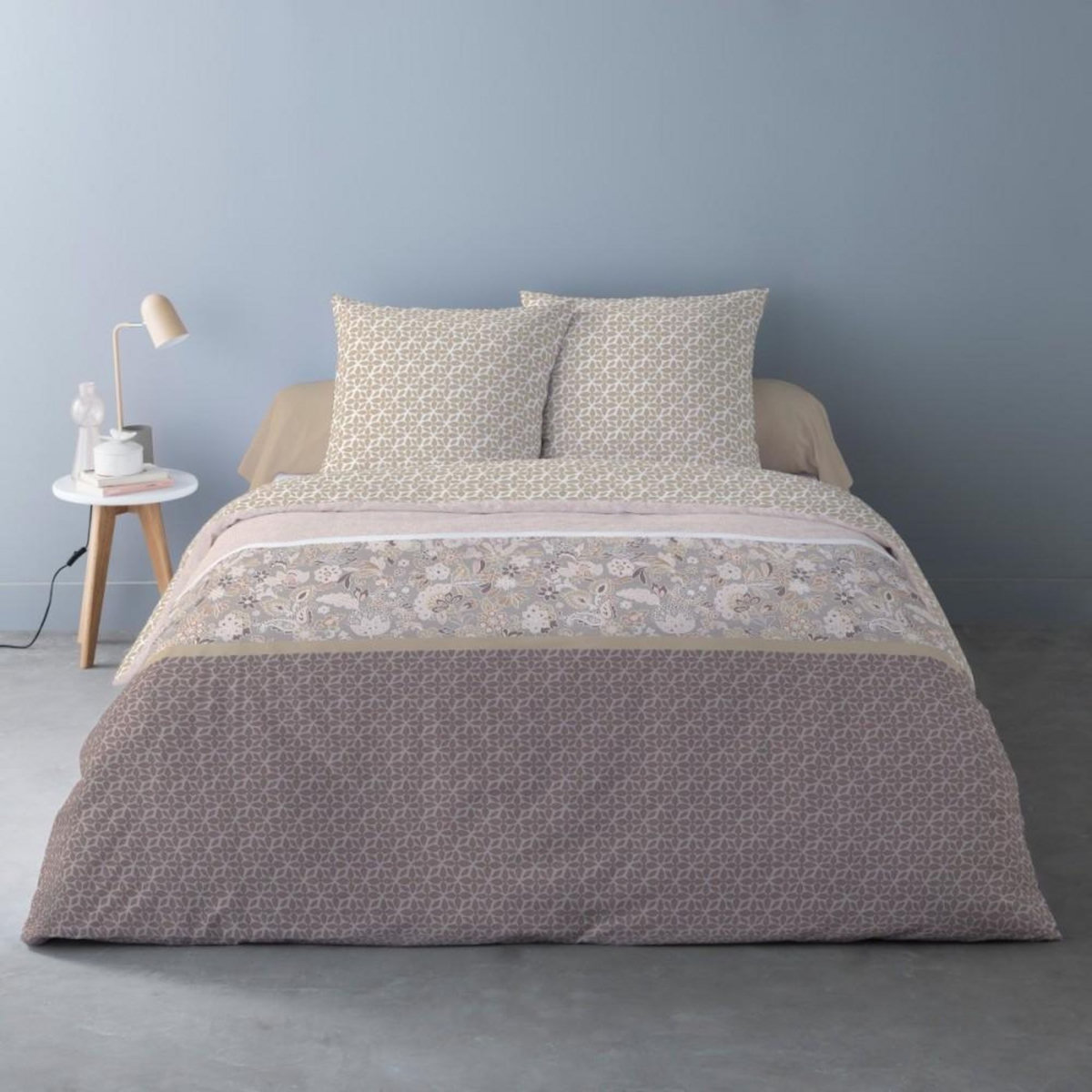 Dourev Housse de couette Flanelle 240x220 FRIDA + 2 taies