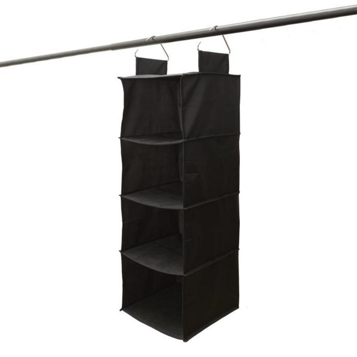 Paris Prix Rangement 5 Cases à Suspendre  Pliable  80cm Noir