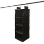 Voir la diapositive 2 : Paris Prix Rangement 5 Cases à Suspendre  Pliable  80cm Noir
