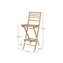 Voir la diapositive 6 : Rendez vous déco Ensemble bar et chaise de bar de jardin en bambou (lot de 2)-Vadella