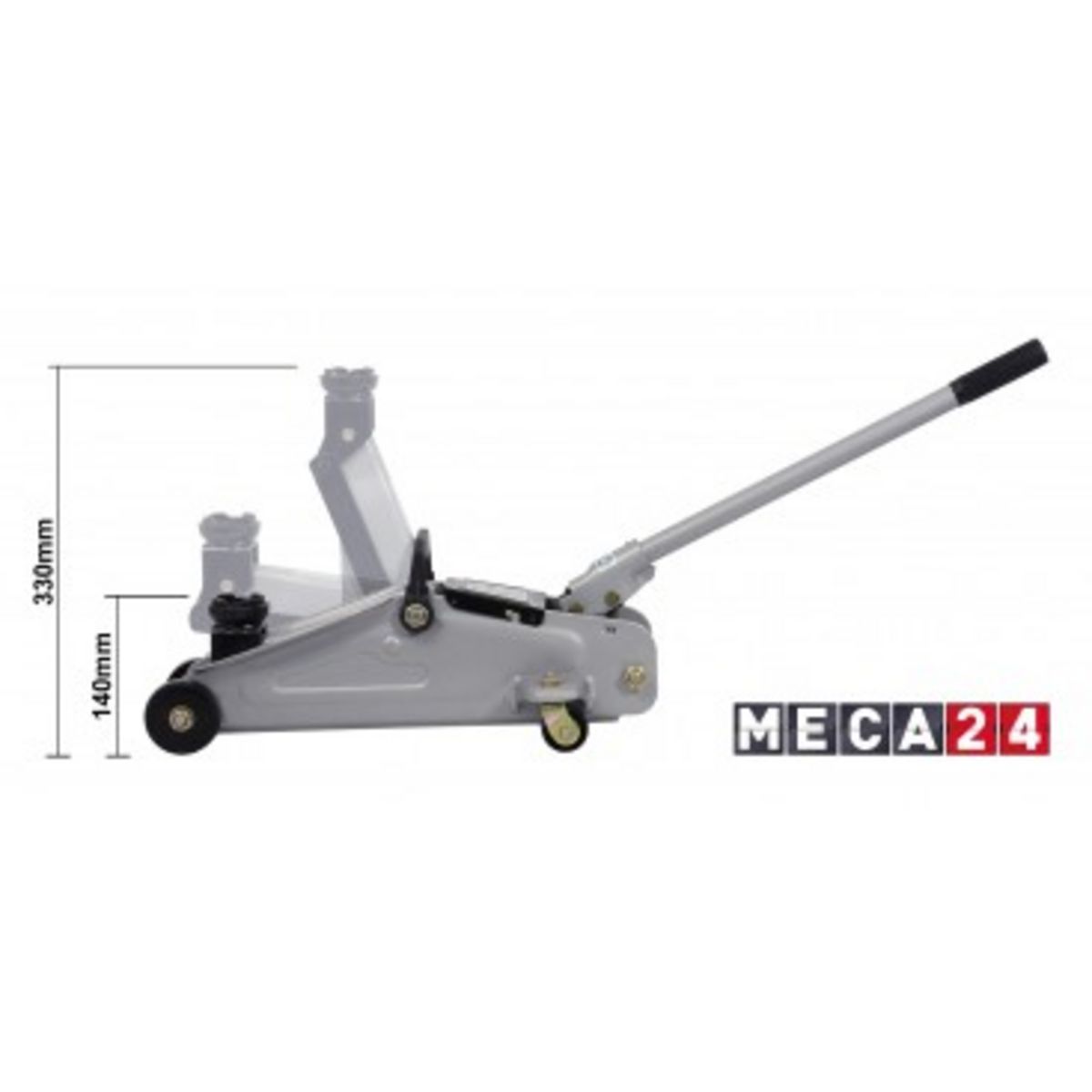 Autobest Cric hydraulique roulant 1.5T