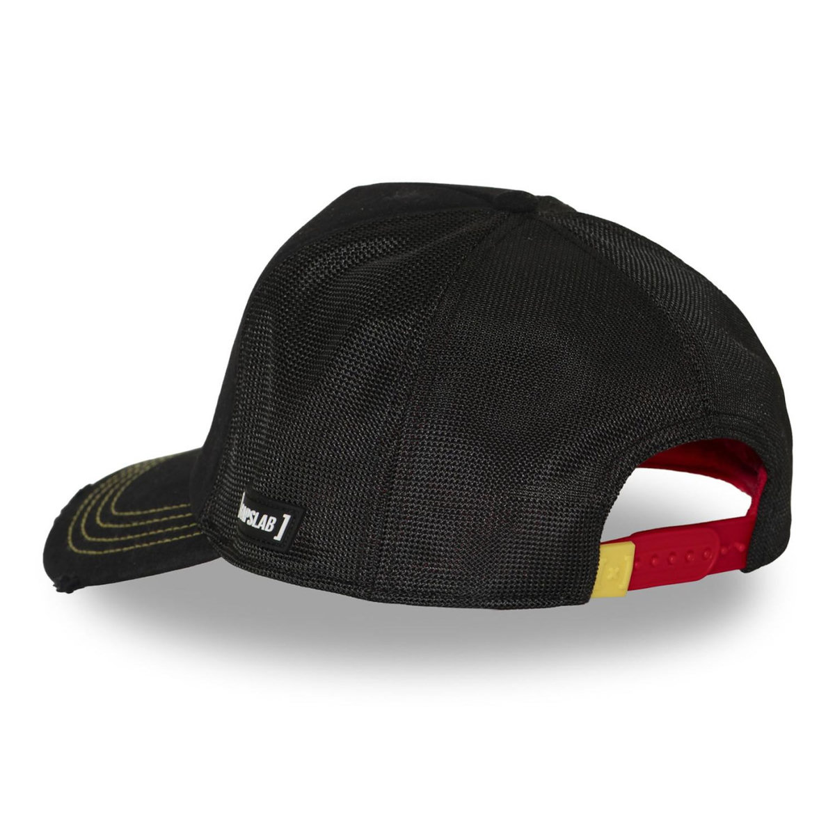 CAPSLAB Casquette trucker premium avec filet et patch Jurassic Park