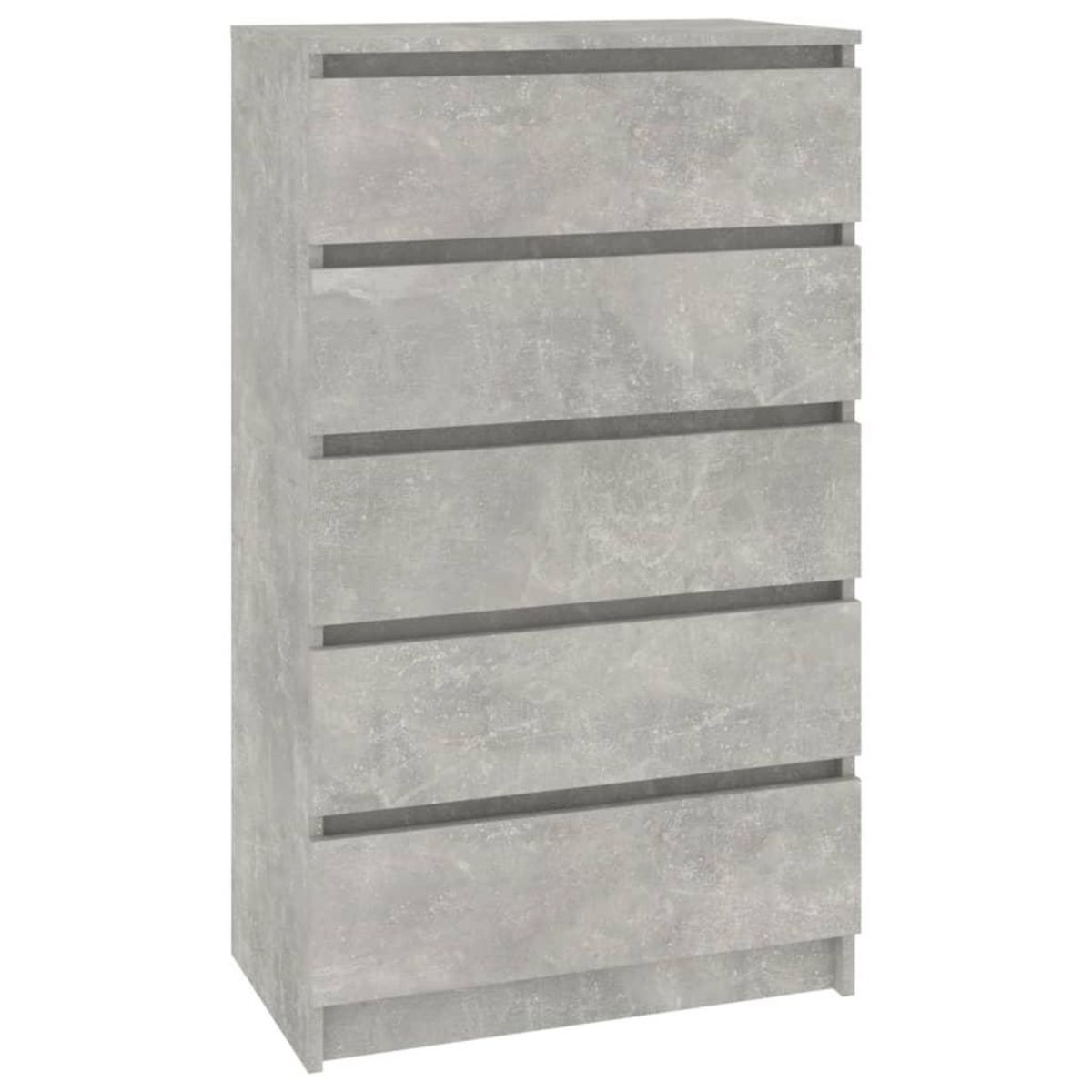 VIDAXL Commode Gris beton 60x36x103 cm Bois d'ingenierie