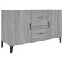 Voir la diapositive 2 : VIDAXL Buffet sonoma gris 100x36x60 cm bois d ingénierie
