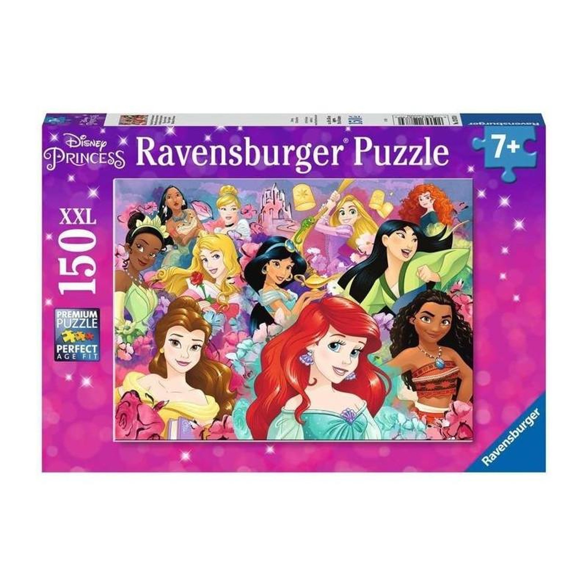 Voir la diapositive 2 : RAVENSBURGER Puzzle enfant 150 pièces XXL Disney Princesses univers magique Les rêves peuvent devenir réalité – dès 7 ans – Ravensburger