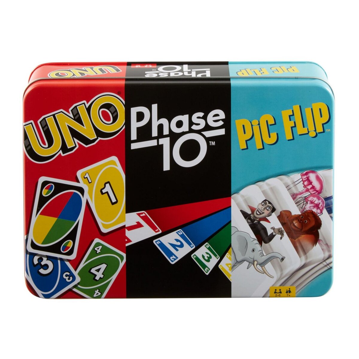 MATTEL MATTEL Boîte en fer 3 jeux