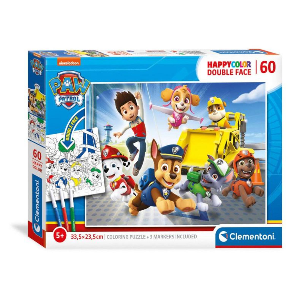 CLEMENTONI Clementoni Puzzle & Color Paw Patrol, 60pcs.
