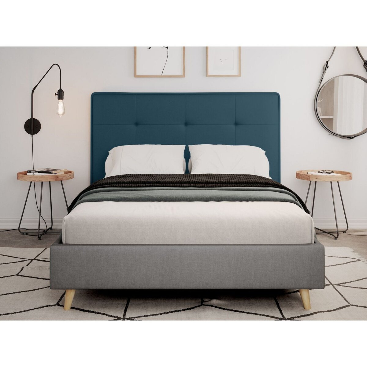 Tête de lit 165cm tissu FUSETA