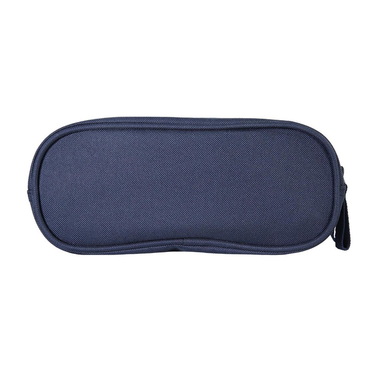 Bagtrotter Bagtrotter - Phileas  - Trousse Scolaire Rectangulaire - Marine - 2 Compartiments Zippés - 23x7x10cm - Matière Polyester - Accessoire et Papeterie Scolaire