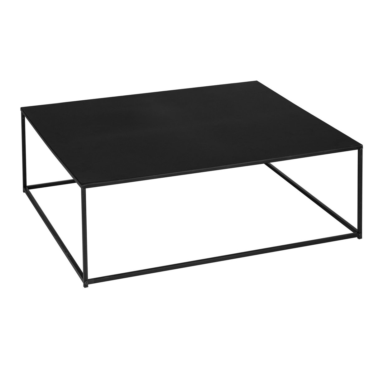 ATMOSPHERA Table basse carrée en métal L100cm ODILE