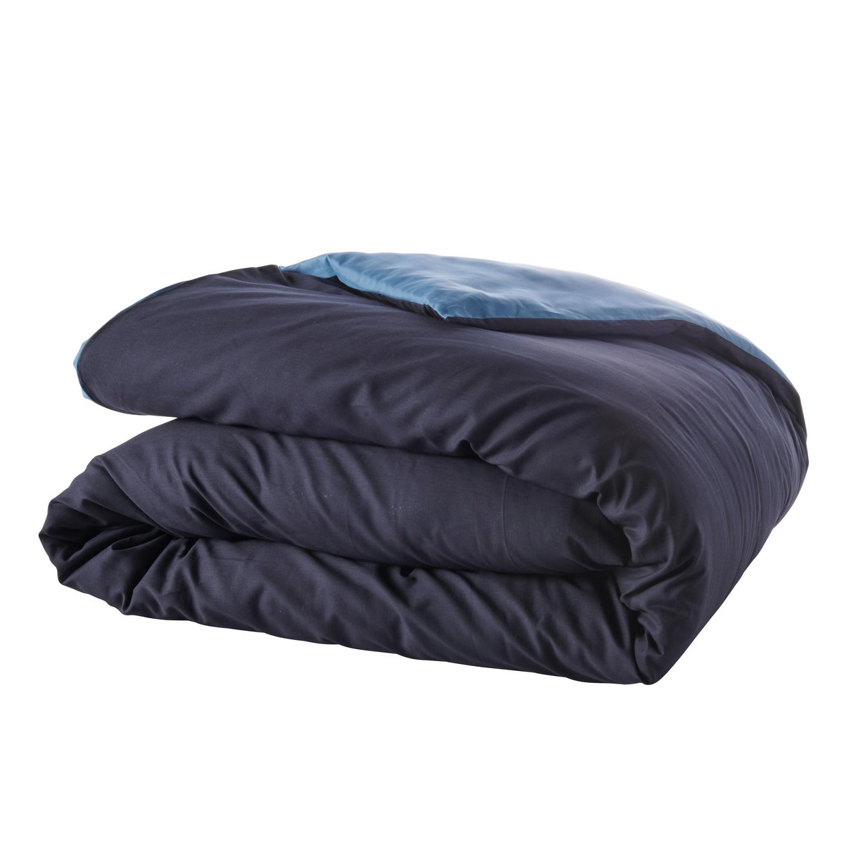 ACTUEL Housse de couette bicolore en coton 57 fils