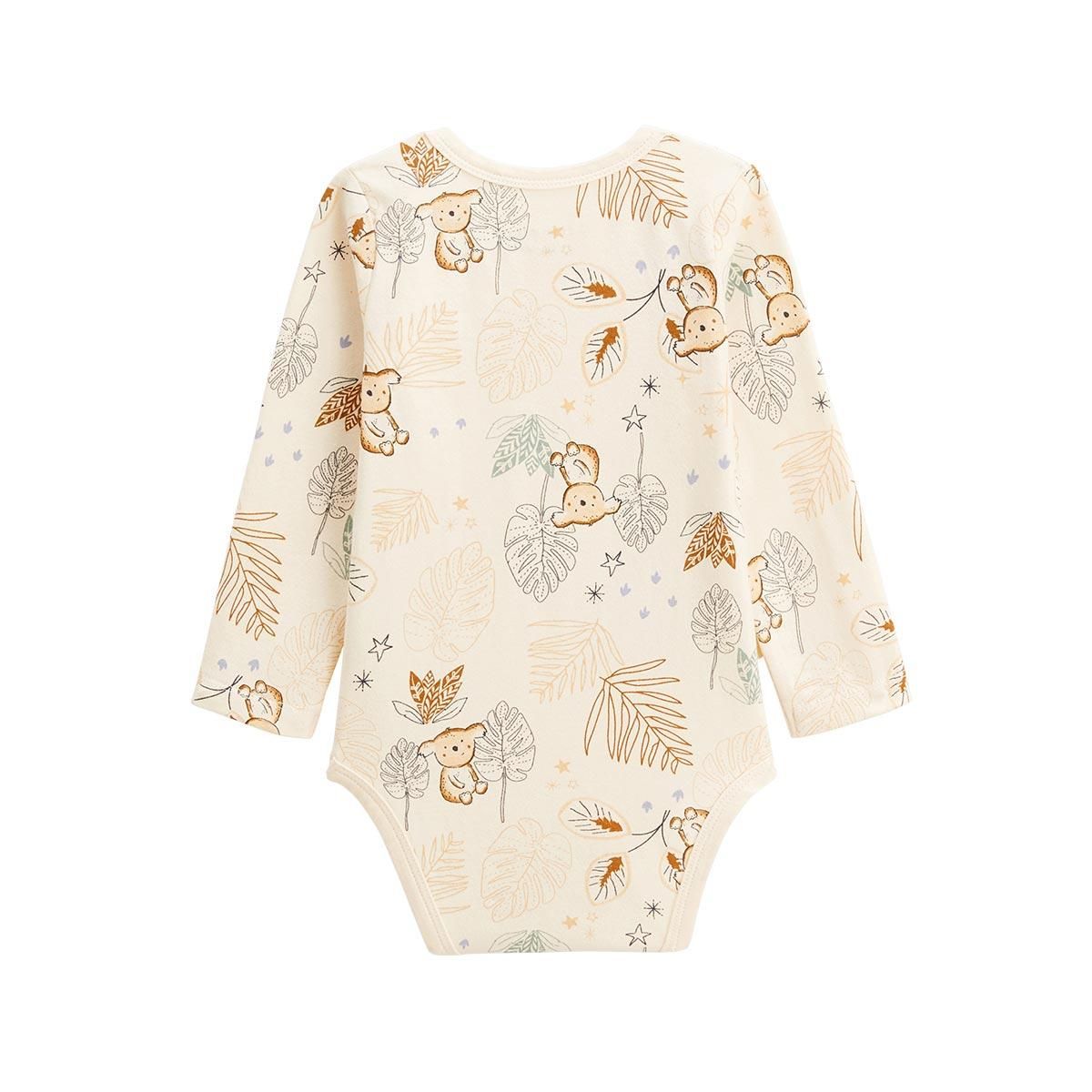 Petit Béguin Lot de 2 bodies bébé manches longues Constellation