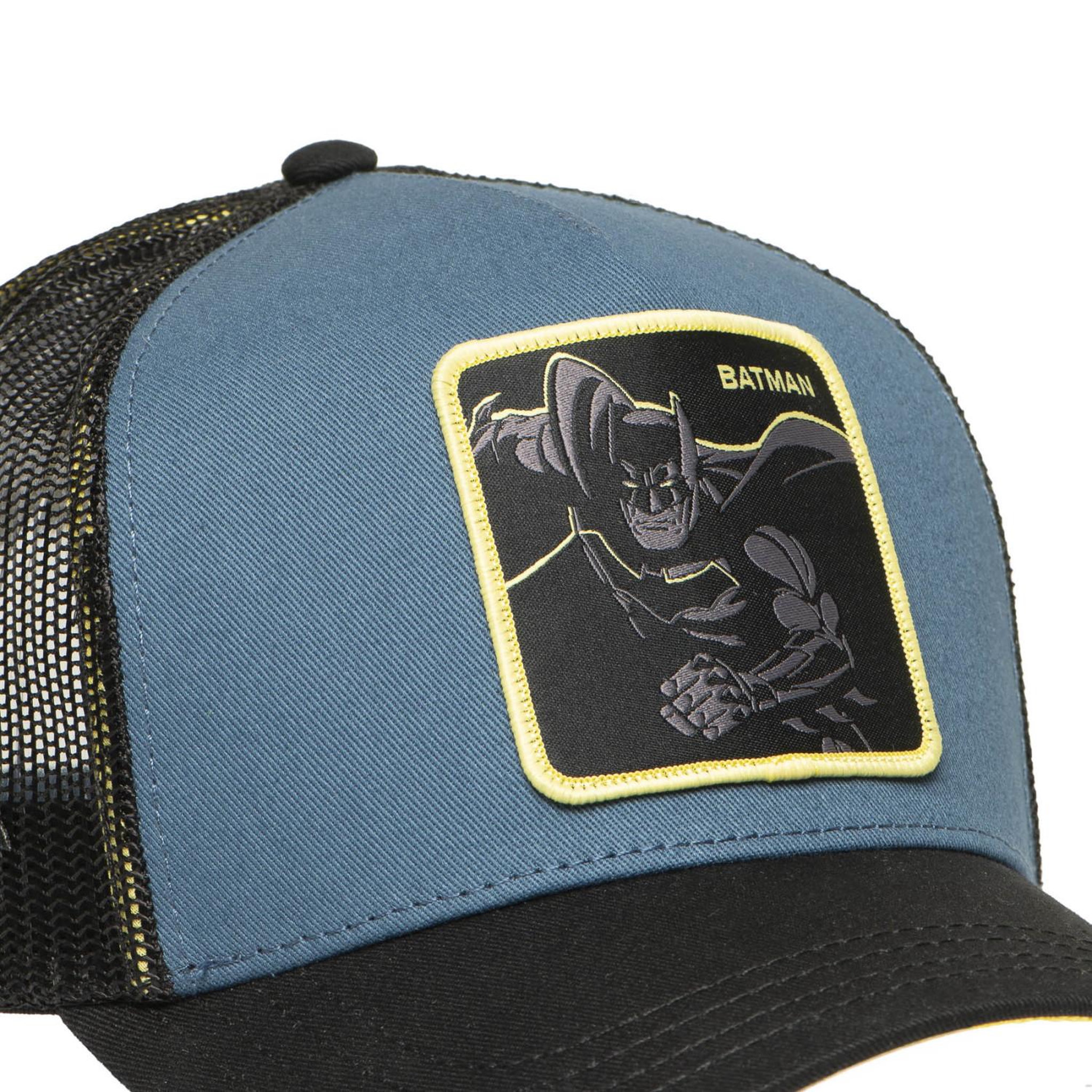 Voir la diapositive 3 : CAPSLAB Casquette trucker avec filet en sergé de coton dc comics knight