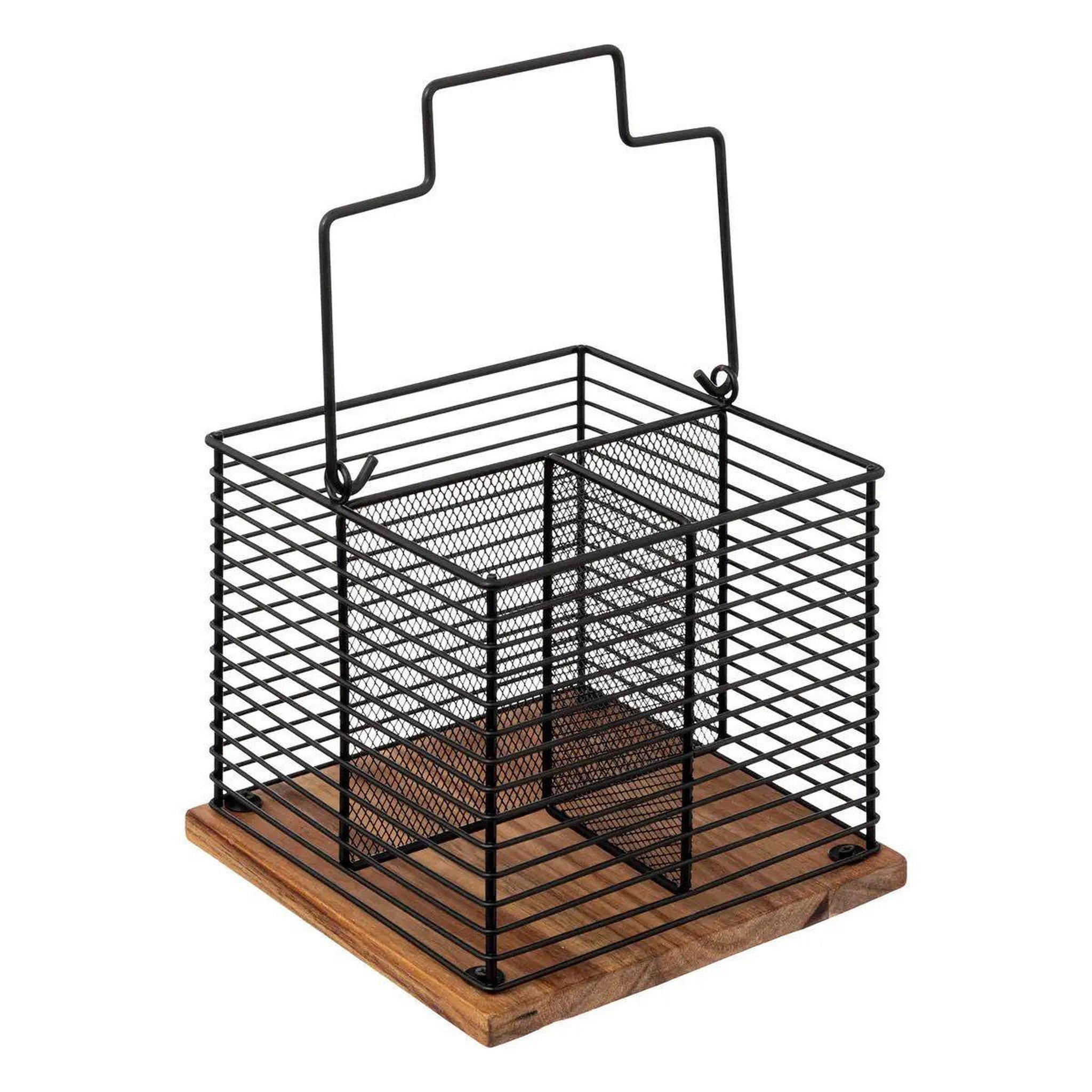 FIVE Pot range-couverts en métal  mauro  29cm noir