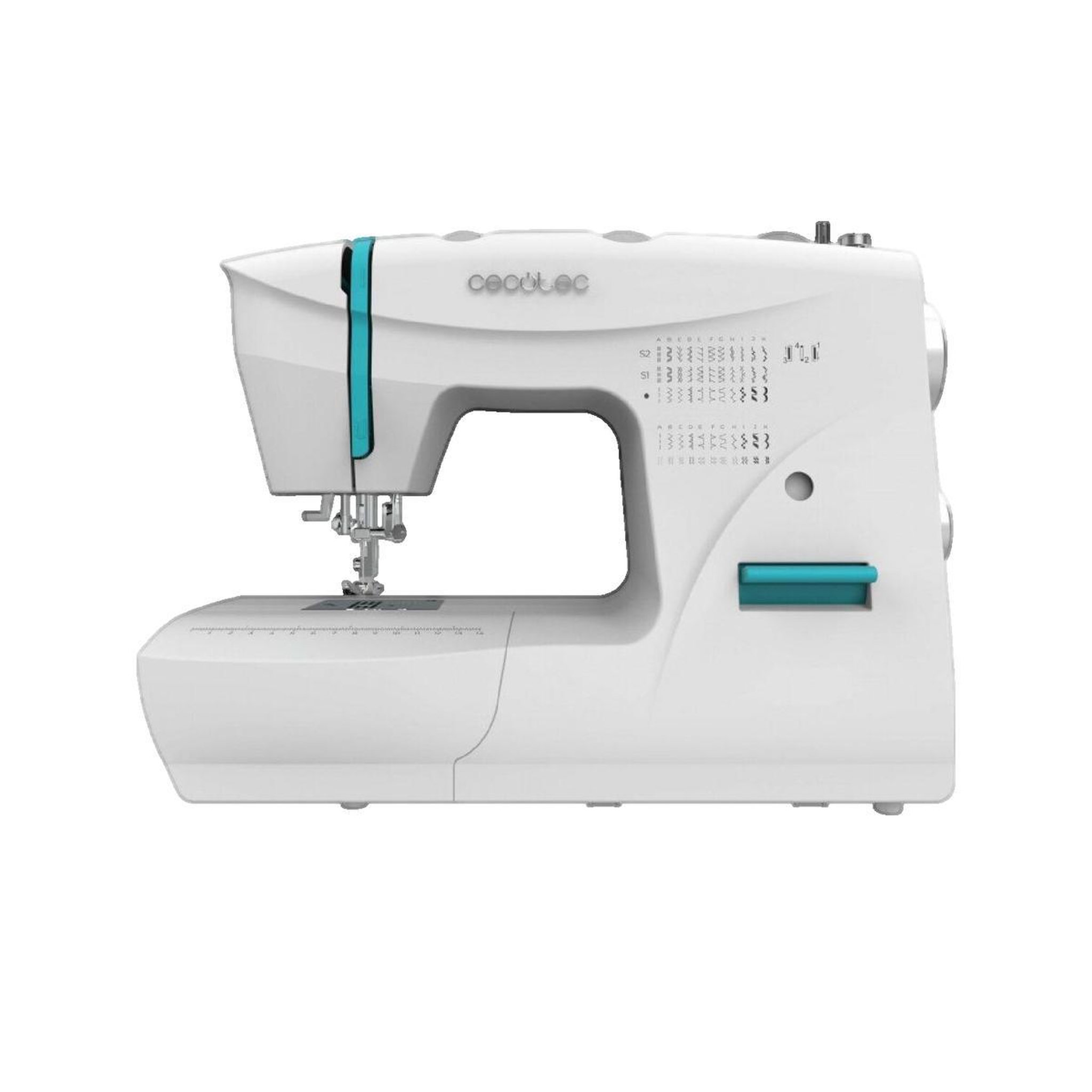 Voir la diapositive 1 : CECOTEC Machine à coudre Cecotec BelleCouture 6600 blanche avec 66 points intégrés
