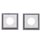 METABO SAS Jeu de 4 Couteaux Réversibles Carbure LF