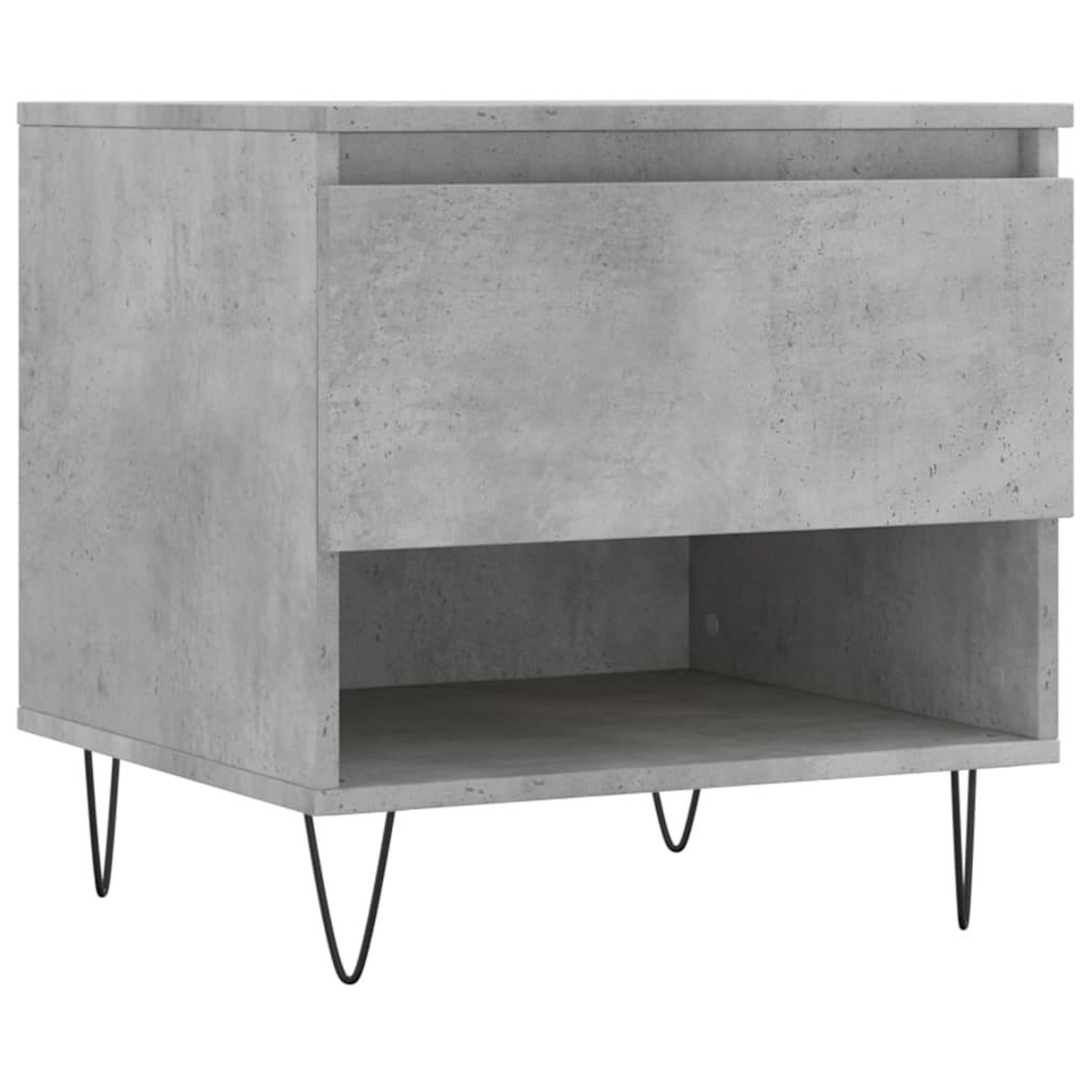 Voir la diapositive 5 : VIDAXL Tables basses 2 pcs gris beton 50x46x50 cm bois d'ingenierie