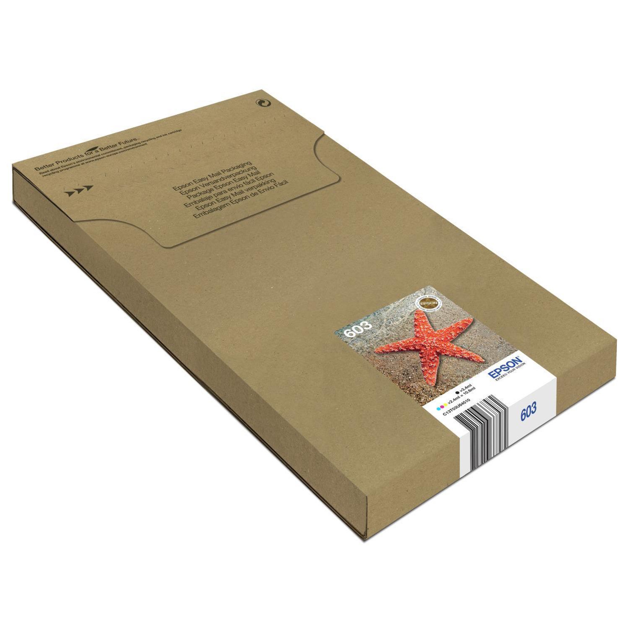 Voir la diapositive 2 : Epson Multipack Epson 603 - Cartouches d'encre originales - Noir, Jaune, Cyan, Magenta