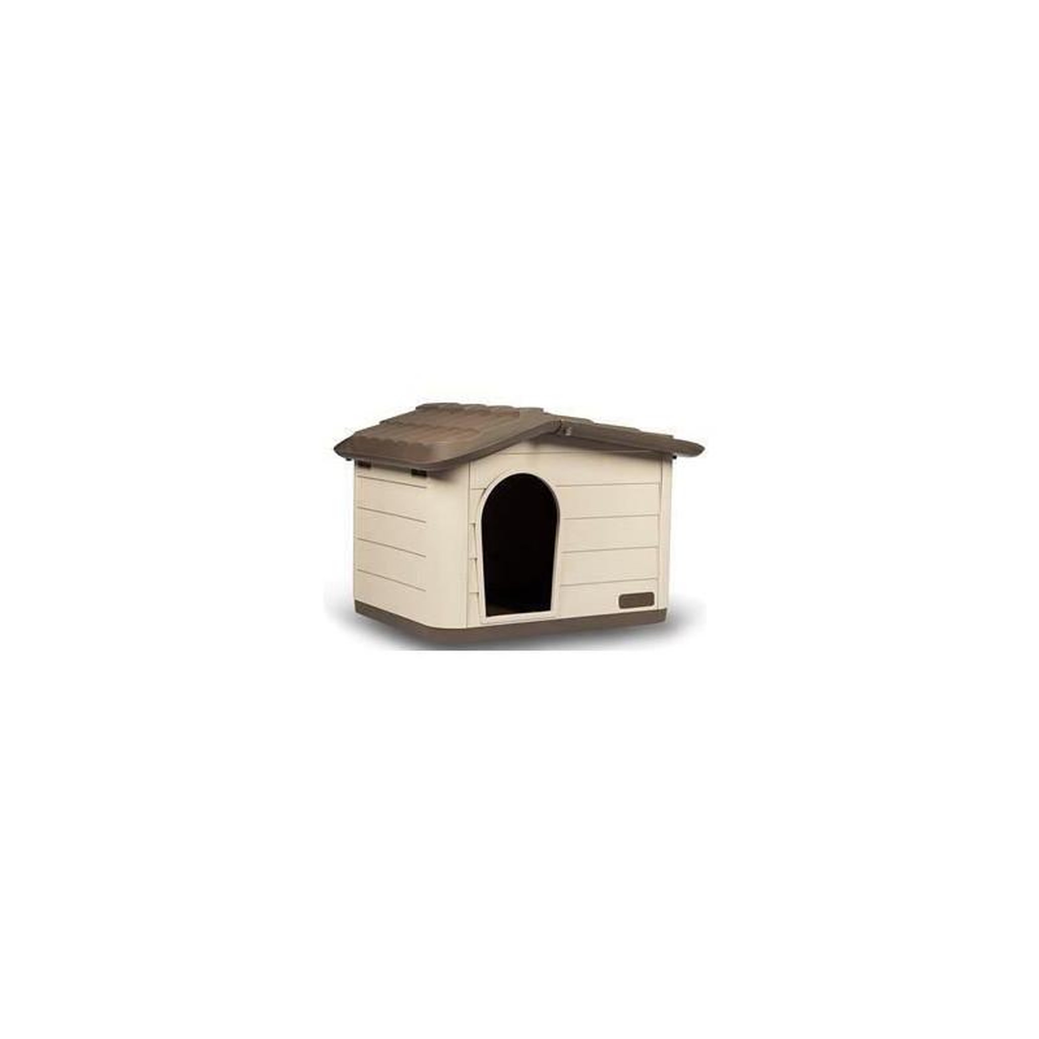 KERBL KERBL Maison extérieure pour chats - 60 x 51 x 41 cm -Mocca et marron- Plastique