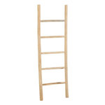 Paris Prix Échelle Déco 5 Marches en Bois  Teck  158cm Naturel