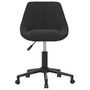 Voir la diapositive 3 : VIDAXL Chaise pivotante de bureau Noir Velours