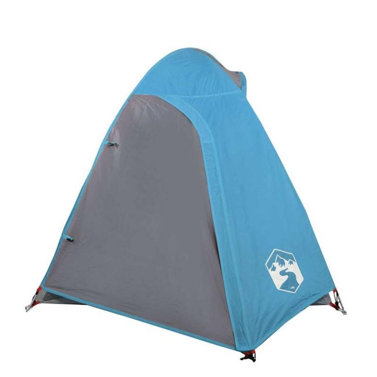 VIDAXL Tente de camping à dôme 2 personne bleu imperméable