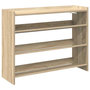 Voir la diapositive 2 : VIDAXL Etagere a chaussures chene sonoma 80x25x62 cm bois d'ingenierie