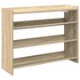 Voir la diapositive 2 : VIDAXL Etagere a chaussures chene sonoma 80x25x62 cm bois d'ingenierie