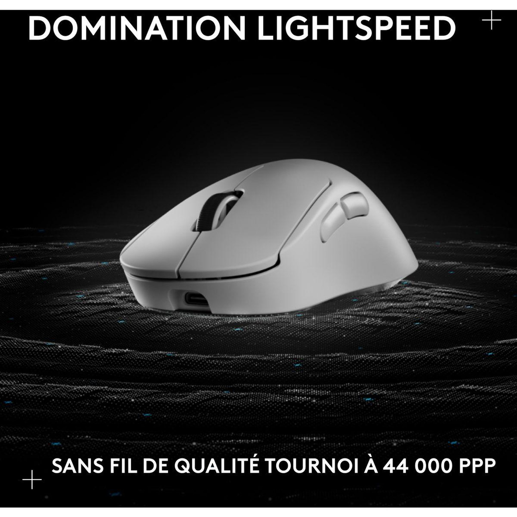Voir la diapositive 5 : Logitech Souris Gamer Sans Fil PRO X SUPERLIGHT2 DEX LIGHTSPEED Blan
