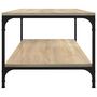 Voir la diapositive 5 : VIDAXL Table basse Chene sonoma 80x50x40 cm Bois d'ingenierie
