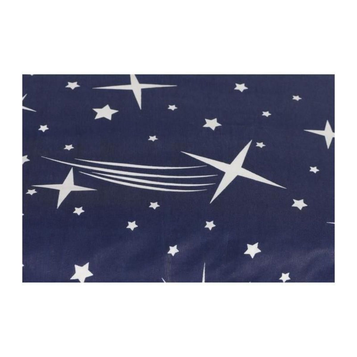 GENERIQUE Parure de lit - 1 housse de couette 220 x 240 cm + 2 taies d'oreiller 60 x 60 cm - 65% coton, 35% polyester - Blanc