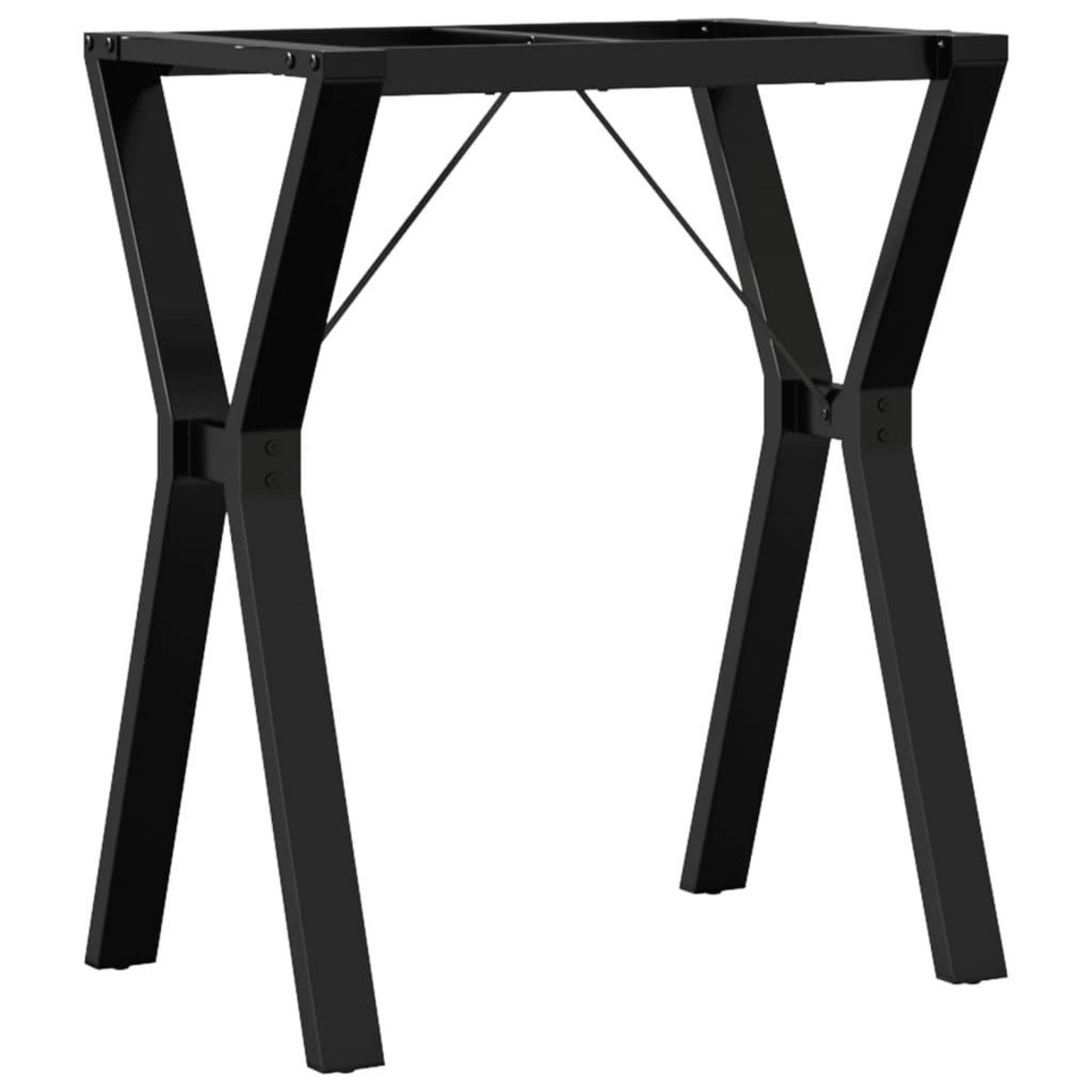 VIDAXL Pieds de table a manger cadre en Y 60x40x73 cm acier