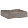 Voir la diapositive 2 : VIDAXL Lavabo Gris 40x40x10 cm Marbre