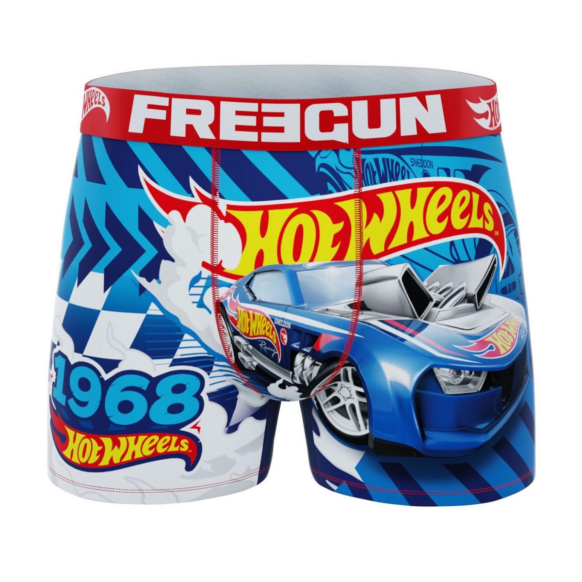 FREEGUN Lot de 3 boxers enfant Hot Wheels