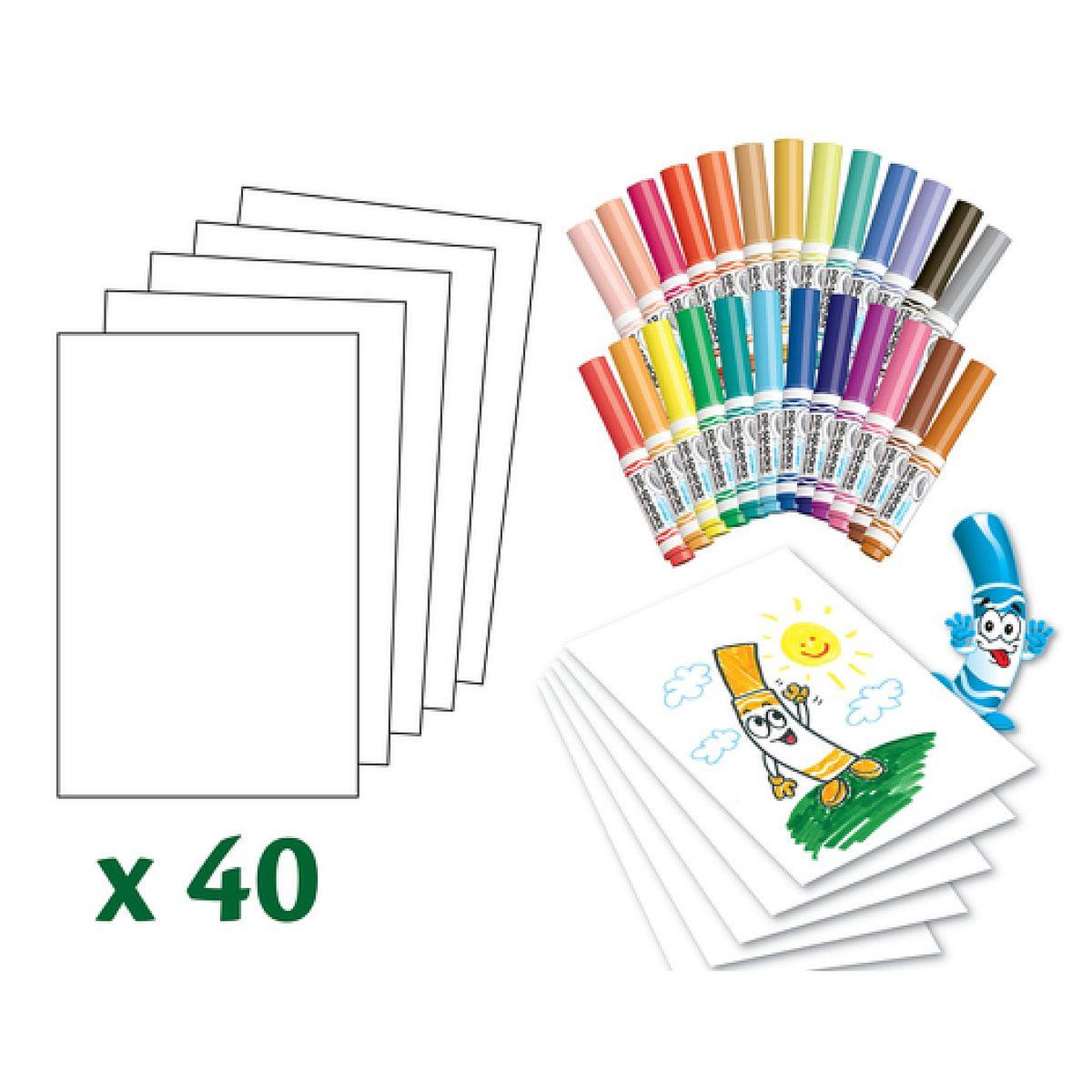 Voir la diapositive 3 : Crayola Pip squeaks 25 mini marqueurs lavables - mallette