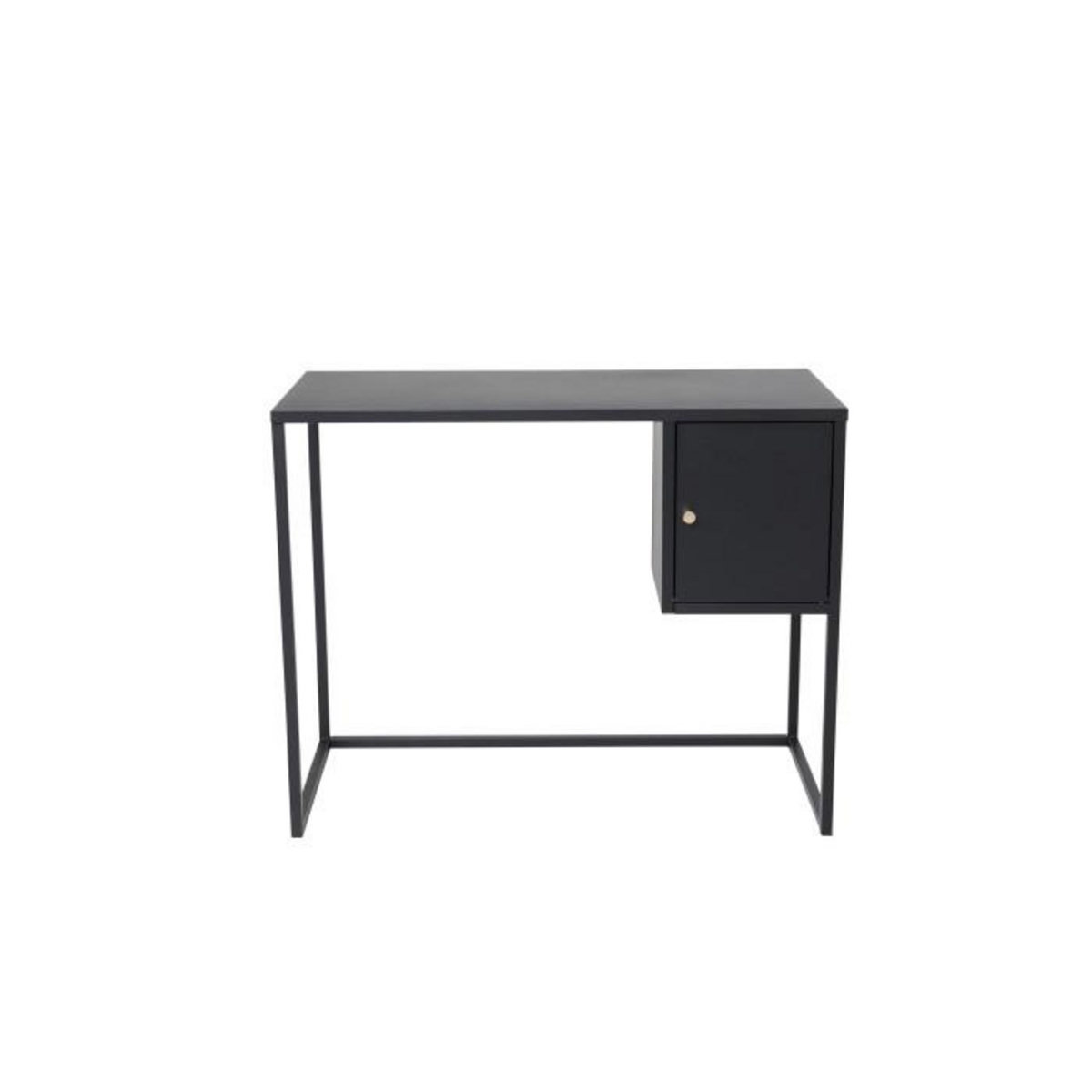 Paris Prix Bureau Design Avec Porte  Bakal  95cm Noir