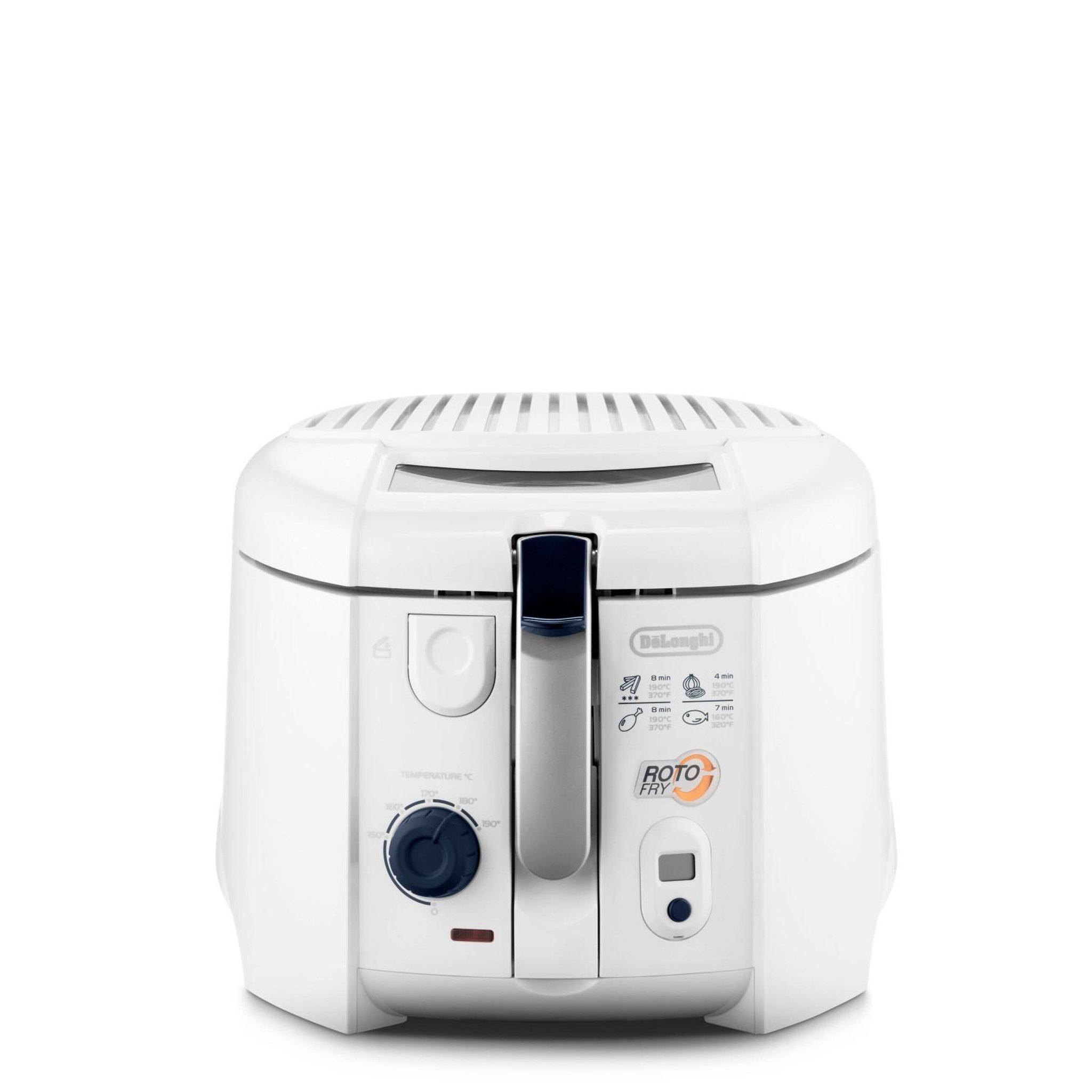 DELONGHI Friteuse indépendante simple de longhi rotofry 1800 w blanc