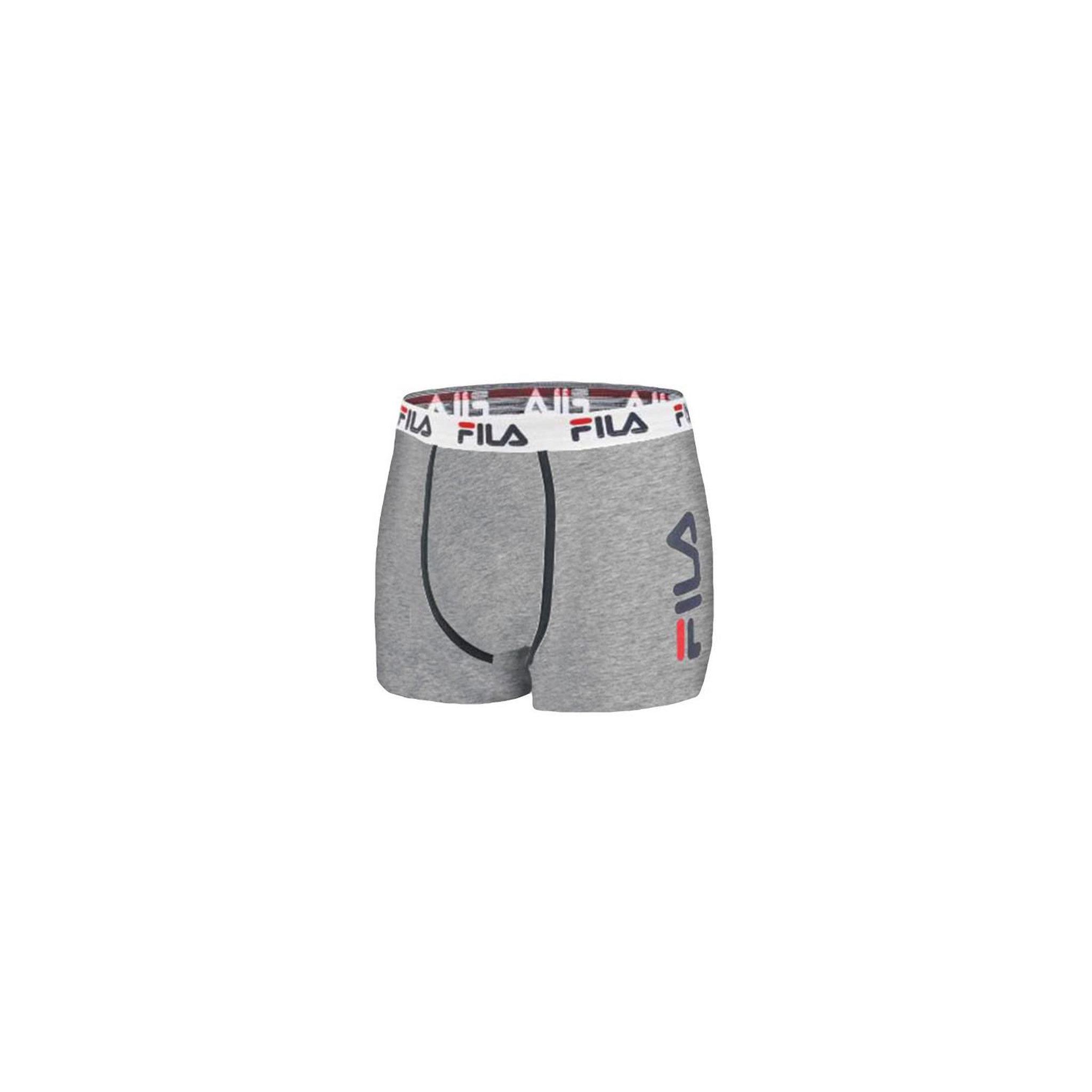Voir la diapositive 5 : FILA Lot de 4 Boxers Homme FILA 5040 coton couleur assorties