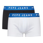 Pepe Jeans 2x Boxers /Blanc Homme Pepe Jeans PMU. Coloris disponibles : Noir