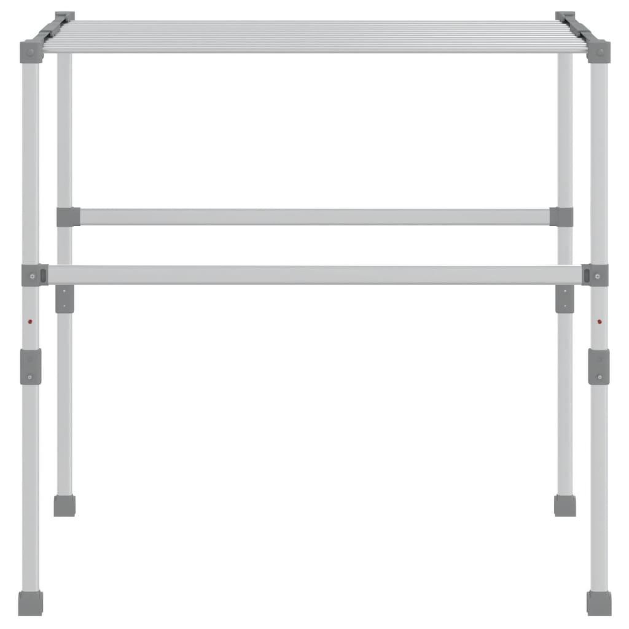 Voir la diapositive 3 : VIDAXL Sechoir a linge 83x(50-55)x(40-85) cm aluminium
