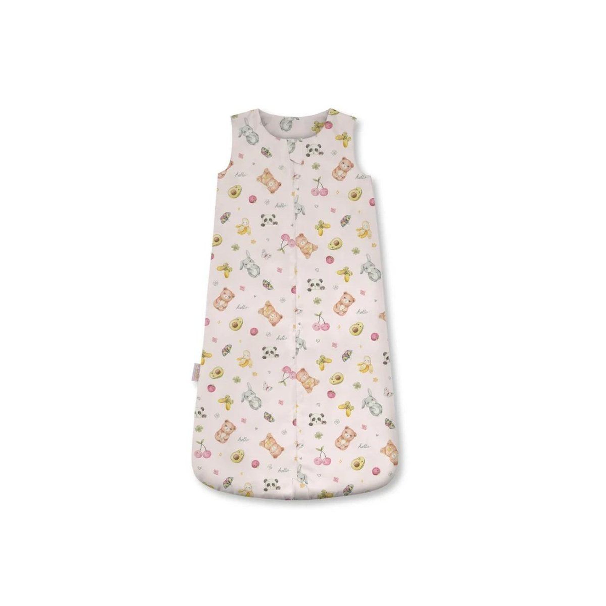 WALDIN Gigoteuse en bambou 50 × 90 cm 1,5 TOG - taille M - motif bonbons, rose