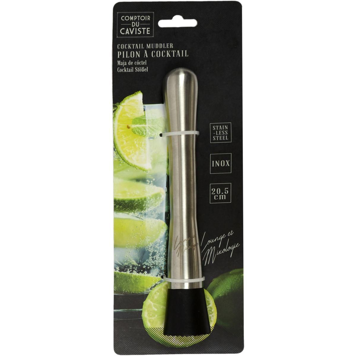 COOK CONCEPT Pilon à mojito à mojito inox 20.5cm