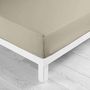 Voir la diapositive 2 : Paris Prix Drap Housse en Coton  Biolina  180x200cm Taupe