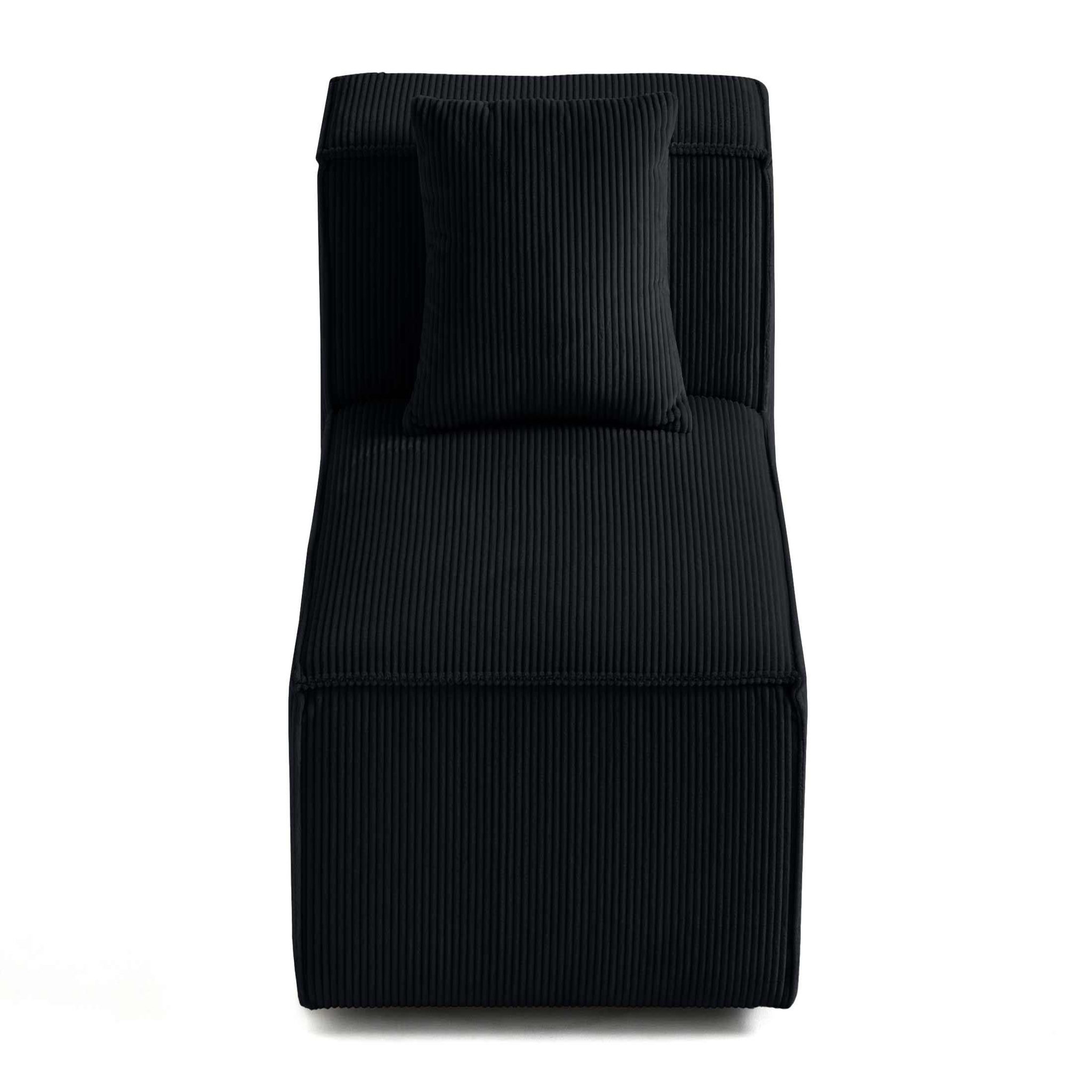 Voir la diapositive 6 : BEST MOBILIER Arty - module d'assise - en velours côtelé